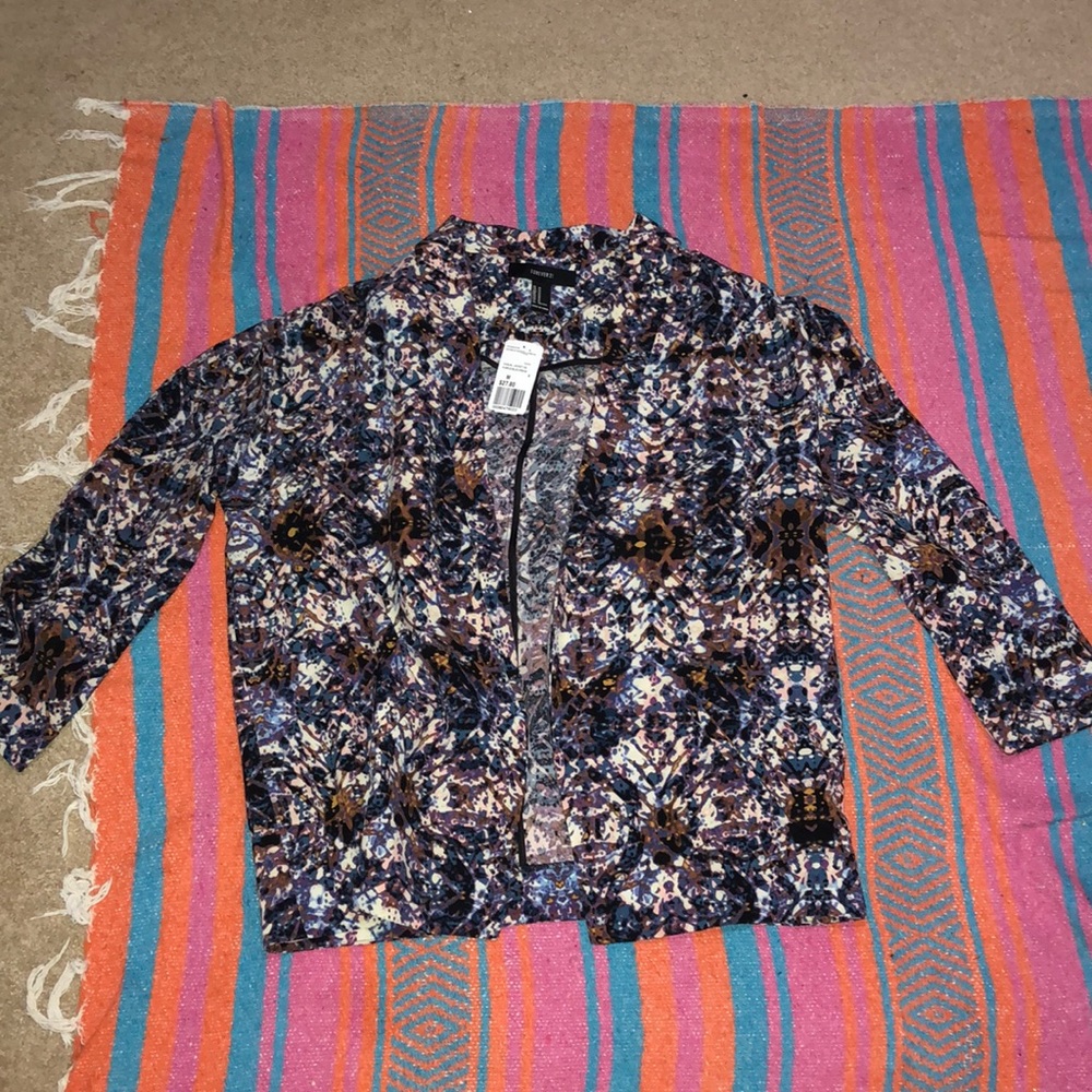 Patterned Blazer